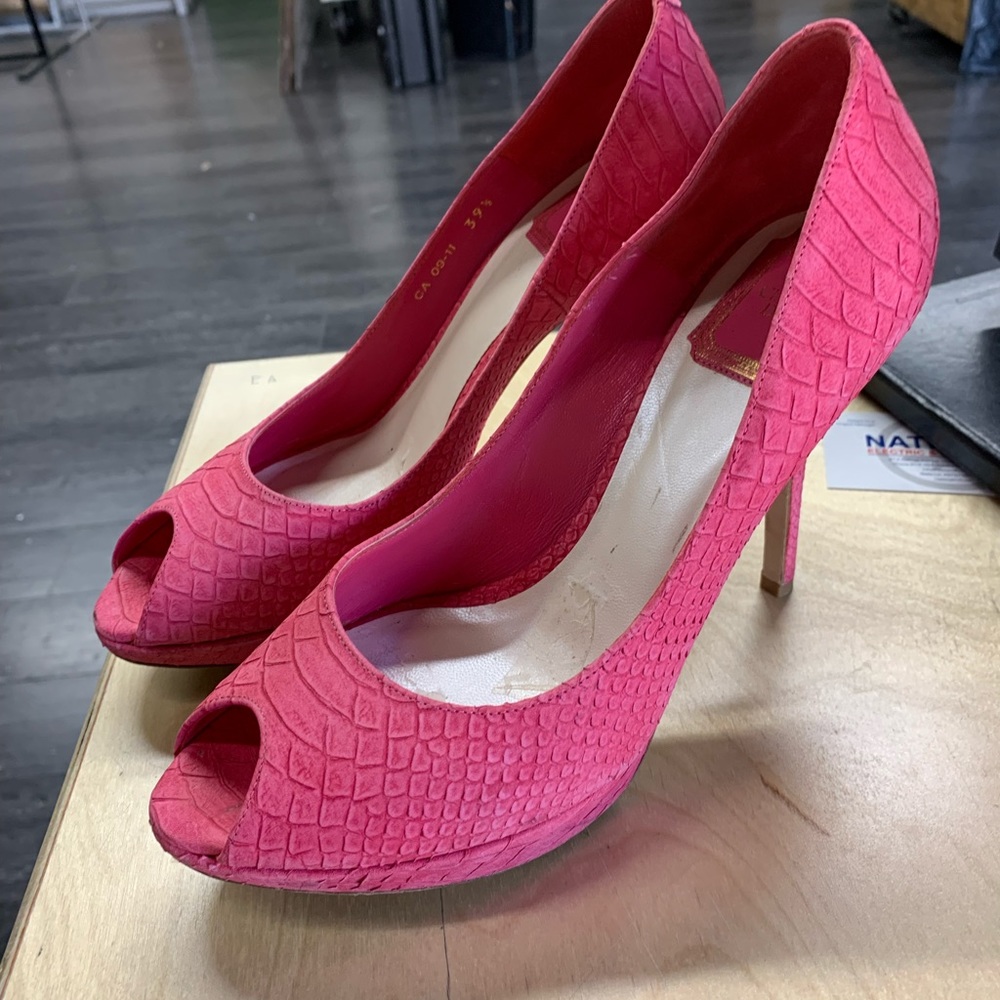 Miss Dior Peep Toe Pink snakeskin - Picture 5 of 5